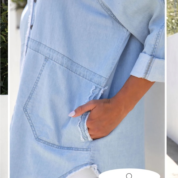 Vici Freddie frayed tunic 💘 - Picture 4 of 8